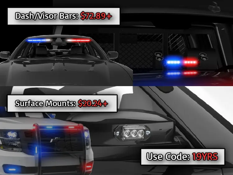 LED warning lights sale LED Light Bars Sale Emergency Vehicle Lights Sale Police Lights Sale